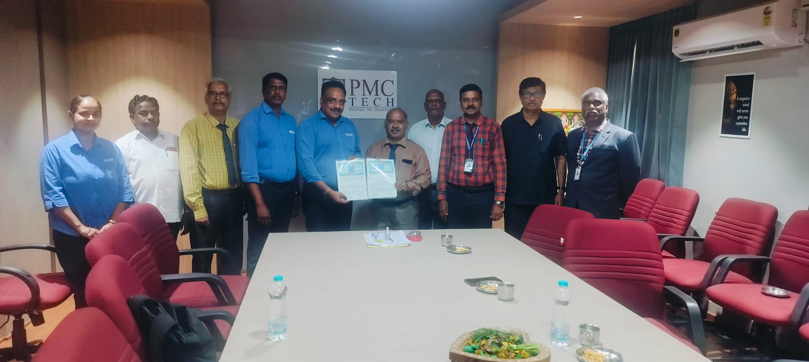 MOU with Luminous Power Technologies Pvt Ltd, on 20/06/2024 for ITI, Polytechnic & Engineering