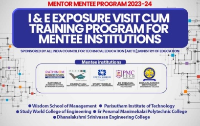 IIC Mentor Mentee program 2023-24-Exposure visit at Rathinam Technical Campus, Coimbatore