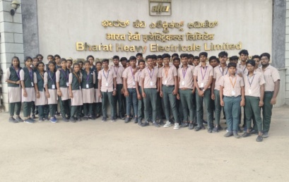 Industrial Visit-EEE Final year students-BHEL, Bangalore on 04/07/2024