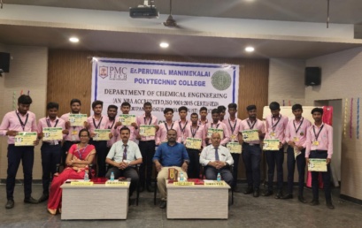 Indian Institute of Chemical Engineers (IICHE) -Department of Chemical Engineering organized Inauguration ceremony on 17/08/2024 at polytechnic Auditorium